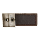 Modern Home Leather Kitchen Cabinet Cupboard Door Drawer Pull Handle -Brown