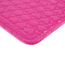 2pcs/set Leather Nail Art Pillow+Arm Rest Pad Cushion for Manicure(Rose Red A