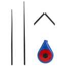 Mini Winter Ice Fishing Rod 13CM Simple Fishing Device Fishing Rod Stick wi