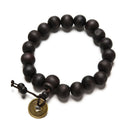 Wood Buddha Buddhist Prayer Beads Tibet Bracelet Mala Bangle Wrist Ornament SE