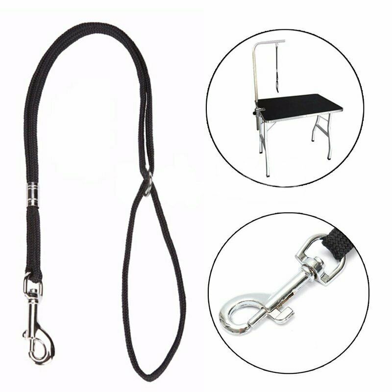 Dog Pet Cat Animal Noose Loop Lock Clip Rope For Grooming Table Arm Bath 52 A8S5