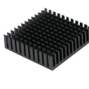2pcs 40x40x11mm black aluminium heatsink chip thermal conductive bloME
