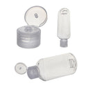 10x50ML Travel Portable Clear Bottles with Keychain Containers Empty RefillS Hn