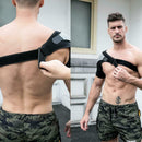 Unisex Adjustable Single Shoulder Support Gym Sports Brace Guard Strap Belt