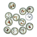 Zodiac Sign Snap Button Sewing Crafts Snappers DIY Crafts Fastener 12pcs