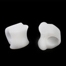 2Pcs Silicone Gel Toe Finger Separator Feet Care Braces Supports Tools