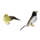 Set 2pcs 12cm Artificial Realistic Woodland Birds Garden Weding Home Decor