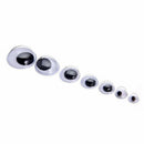 1400Pcs 4-12mm Mixed Self-adhesive Wiggly Wobbly Googly Eyes For DIY Handcraft