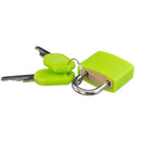 2 Pack Padlock With Two Keys Travel Luggage Security Lock Rose Red+Green