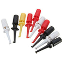10 x clamp multimeter probes probe tips gauge test hook clamp probe J6F5