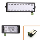 2Pieces 12-48V POE Switch Injector Module 4 POE Ports + 8 POE Ports