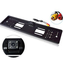 EU Car License Plate Frame Rear View Reverse Backup Parking Night Vision Came BX
