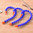 6 x 30cm Plastic Flexible Water Oil Coolant Pipe Hose AT3C
