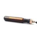 Yellow Flowing LED Turn Indicator+Red Flash Brake Light for Motorcycle Acc