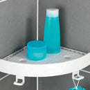 Shelf Organizer Punch-free Tripod Storage Rack Bathroom Seamless Wall-mounted