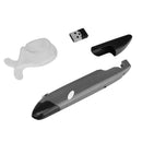 Wireless USB Optical Pen Mouse Adjustable 1600DPI 4 Keys Mice for PC (Grey)