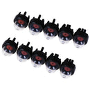 10Pcs Carburetor Snap in Primer Bulb Fuel Pump for STHIL Homeliter Ryobi Poul BX