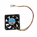 60mm x 60mm x 15mm 3 Pins Cooling Fan w Metal Finger Guards O5S8