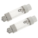 2 Pcs Aluminium Aquarium Inline CO2 Bubble Counter With Check Valve