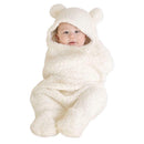 Newborn Baby Infant Boy Girl Swaddle Cute Hooded Sleeping Wrap Blanket