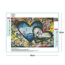 5D DIY Full Drill Diamond Painting Heart to Heart Cross Stitch Embroidery