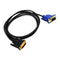 1.5m Plastic Dual Link DVI-I 24+5 Pin DVI to VGA 15 Pin Adapter Cable Converter