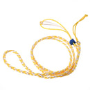 Pet Hamster Cage Leash Adjustable Pet Rat Mouse Harness Rope Leash(Yellow)
