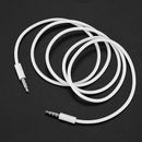 3.5mm Male to Male AUX Audio Cable white