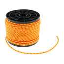 Orange Tent Cord 164 Feet Long Camping Hiking Tarp Tent Guyline Rope Outdoor