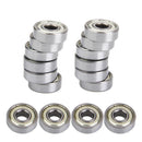 8 Pieces 8mm Roller Skate Spacers/Bushings + 16 Pieces Skateboard Roller Skate