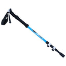 Adjustable 3 Section Carbon Fiber Trekking Walking Hiking Pole Cane Crutch