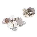 20 Sets Magnetic Snaps Bag Purse Buckle Clothes DIY Needlework Sew On Button