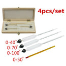 Alcohol Hydrometer Thermometer Set F/ Home Brew Wine Liquor Mead Tester QNE