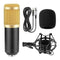 BM-800 Condenser Microphone Professional Broadcasting Studio Recording Mic Kit b