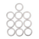 10Pcs Bicycle Pedal Spacer Crank Cycling Bike Stainless Steel Ring Washers LJ