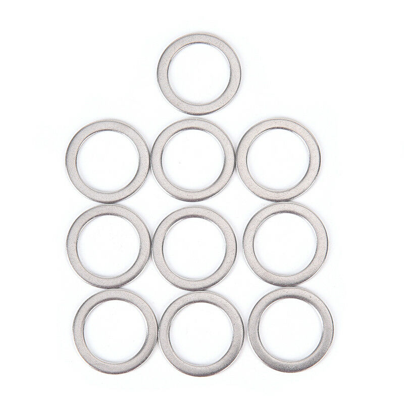 10Pcs Bicycle Pedal Spacer Crank Cycling Bike Stainless Steel Ring Washers LJ