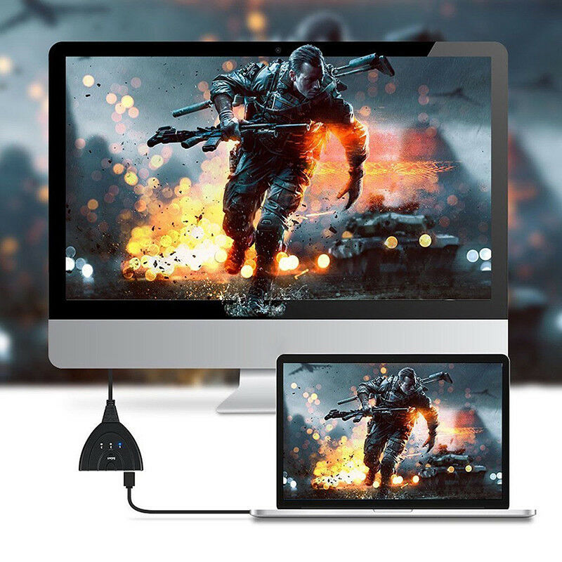3Port HDMI 1080P 3:1Switcher Adapter for connect multiple device to 1 HDTV TV ï¼W