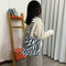 Casual Women Shoulder Trunk Plush Autumn Crossbody Bag Tote (Zebra Pattern)
