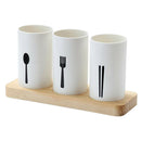 Kitchen Cutlery Holder Utensil Drainer Stand Sink Storage Organizer