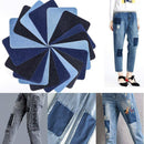 18Pcs Elbow Fabric Jeans Iron-on Patches Clothes DIY Repair Pants Knee Apparel