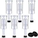 Airlock Set for Fermentation, 20 Pieces Silicone Grommets and 6 Pieces Plas