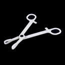 Disposable Slotted Sponge Forceps Ear Navel Plier Body Piercing Clamp Tool HotLJ