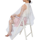 150x PE Disposable Hair Cut Cape Gown Salon Hairdresser Barber Capes Gowns