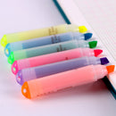 6x/set FLUORESCENT HIGHLIGHTER MARKER PENS Assorted Colours Office / School-Pack