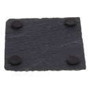 2x Stone Coasters Set - Natural Edge Stone Drink Coasters for Bar and Home