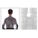 100x PE Disposable Hair Cutting Cape Salon Gown Stylist Barber Capes Gowns