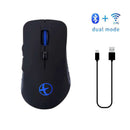 Rechargeable Bluetooth 4.0 Wireless Silent Gaming Mouse Usb Rgb Led Wireles