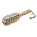 Natural wild boar brush shower brush pumice foot bath wood color