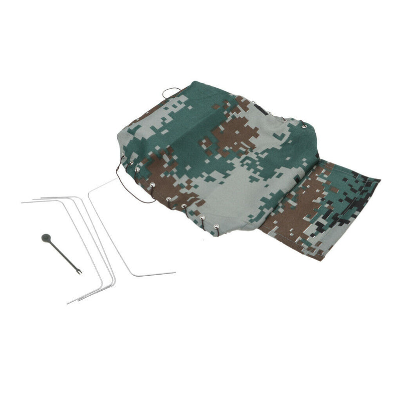 Green Canvas Truck Hood Cover for RC 1/16 Climbing Crawler Car WPL B24 B16 Truck