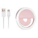 Adjustable 2W LED Ring Light 3 inch, Clip on Mobile Phone Camera Fill Lighting,